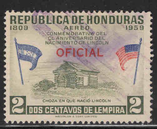 Honduras  Scott Co99 Used official airmail stamp