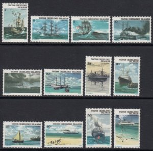 Cocos Islands 20-31 Ships mnh