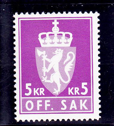 Norway  Scott#  O113  MNH