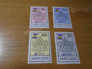 St Lucia  #  727-30   MNH