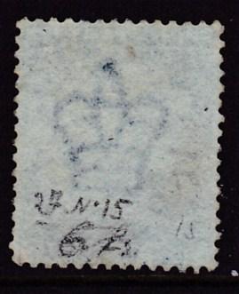 Great Britain 1855 Nr.15 2d blue perf.14 bluish paper F/VF/Used