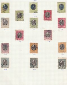 serbia stamps page ref 16849