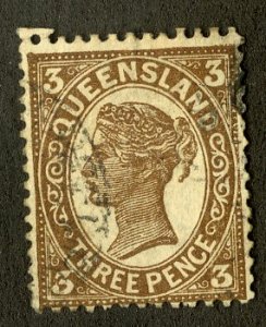 QUEENSLAND 117 USED SCV $3.25 BIN $1.25