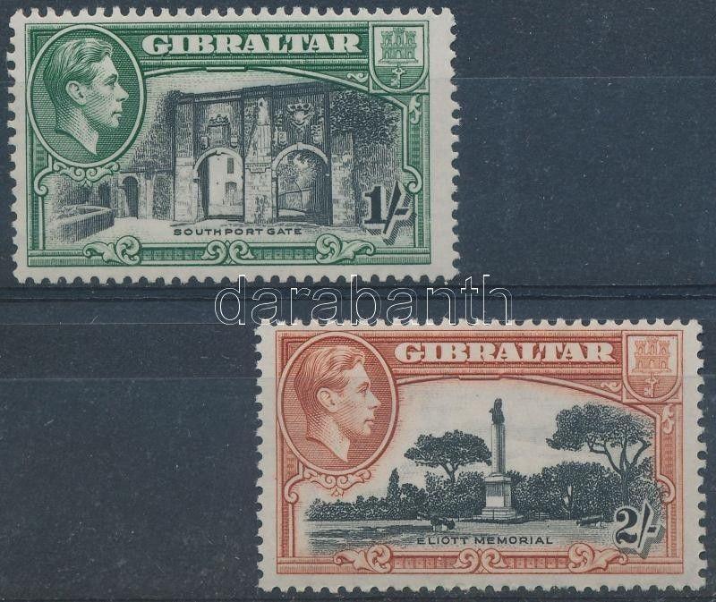 Gibraltar stamp Mi 113D-114D MNH 1938 Mi 113D-114D Landscapes WS224571