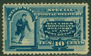 EDW1949SELL : USA 1888 Scott #E2 Mint Original Gum Hinged. Thins. Catalog $500.