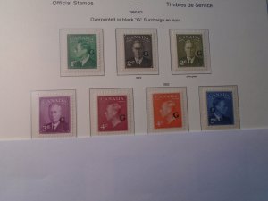 Canada  #  O16-O20/O28-O29  MNH