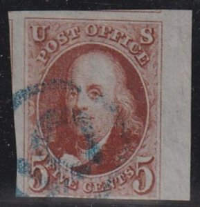 US Classics #1 USED F - VF 3 Margins just inside frame line at bottom but eno...