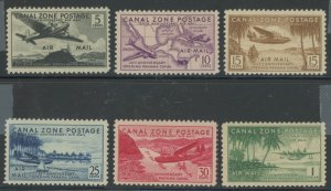 Canal Zone #C15-C20 Unused Single (Complete Set)