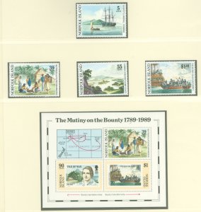 Norfolk Island #452-456 Mint (NH) Single (Complete Set)