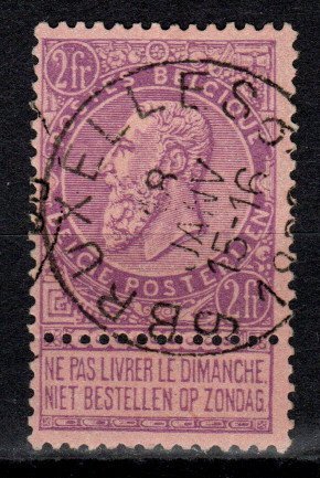 Belgium #74 F-VF  Used CV $70.00 (X203)