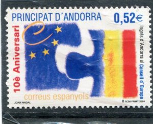 Andorra 2004 EUROPA 10th. Anniversary set 1v Perforated MInt (NH)