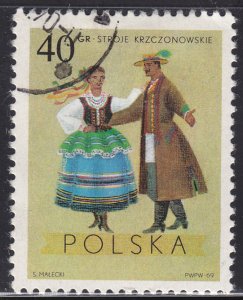 Poland 1685 Costumes From Krczonow, Lubin 40Gr 1969