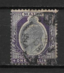 Malta 27 Edward VII single Used