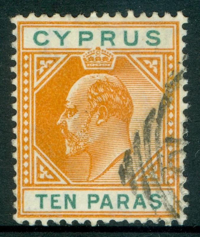 CYPRUS : 1906. Stanley Gibbons #61c Broken Triangle. Very Fine, Used Catalog £80