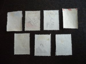 Stamps - Turkey - Scott#963,965,967-969,971,972- Used Part Set of 7 Stamps
