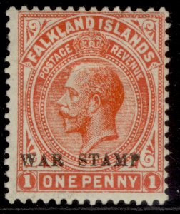 FALKLAND ISLANDS GV SG71, 1d vermilion, M MINT. 