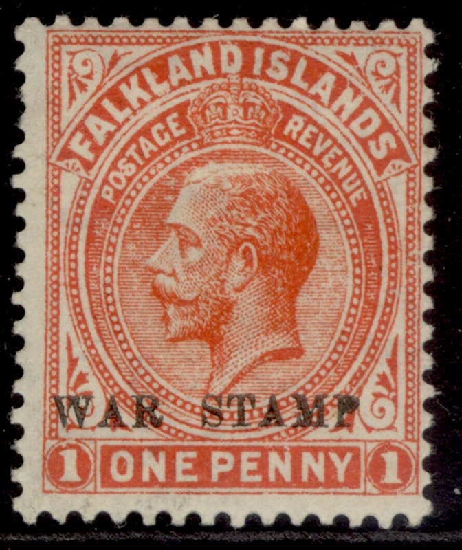 FALKLAND ISLANDS GV SG71, 1d vermilion, M MINT.