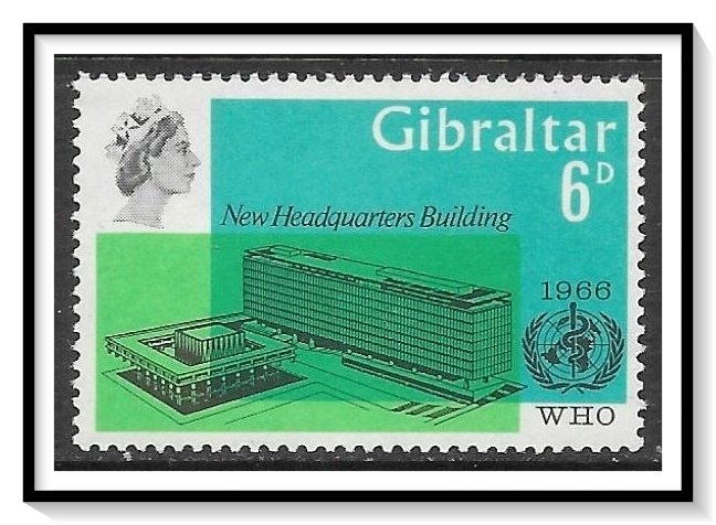 Gibraltar #180 WHO Headquarters MNH