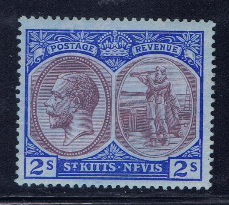 St Kitts-Nevis 32 MH 1920 issue 2019 