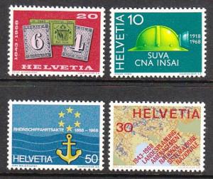 Switzerland 491-494 MNH  VF    