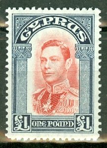 EL: Cyprus 155 mint CV $45