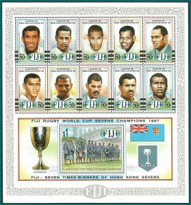 Fiji 1997 Rugby Sevens, sheetlet MNH  #805,SG991a