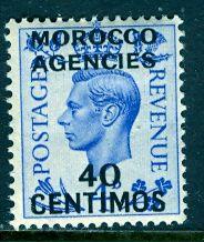 Great Britain Morocco; 1952: Sc. # 103: */MH Single Stamp