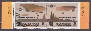 1983 North Korea  2333-2334Paar Zeppelin 8,00 €