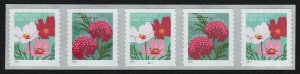 2022 US Stamp - Butterfly Garden Flowers - PNC 5 - SC# 5664 - 5665 3K/10K