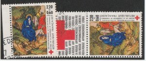 FRANCE #B592, 92a USED COMPLETE