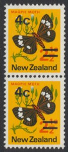 New Zealand  SC# 480 * SG 957 MNH Moth 1971 surcharged see details & Scans