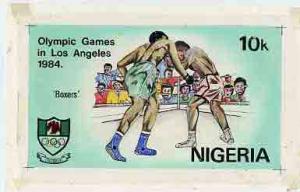 Nigeria 1984 Los Angeles Olympic Games - original hand-pa...