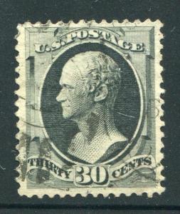 UNITED STATES (US) 165 USED, 30c BANKNOTE, F-VF, LIGHT CANCEL