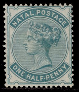 SOUTH AFRICA - Natal QV SG96, ½d blue-green, M MINT. Cat £30.