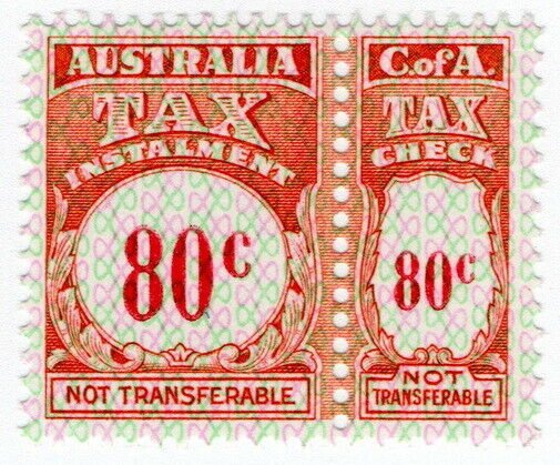 (I.B) Australia Revenue : Tax Instalment 80c