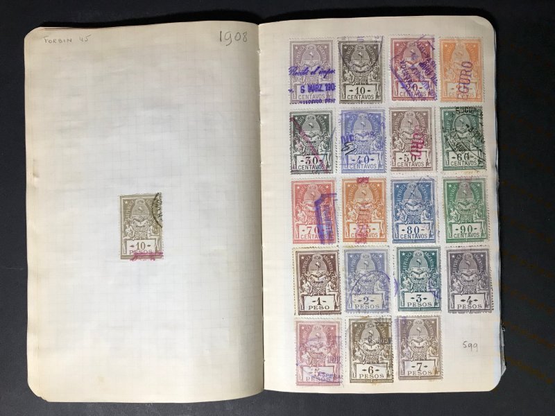 Argentina Revenue Stamps Mint/Used 1891-1932 (1600 Stamps)