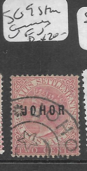 MALAYA JOHORE (P0501B) QV 2C  SG 9  JOHORE STAR CANCEL VFU