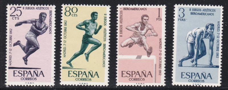 Spain # 1127-1130, Spanish American Games, NH, 1/2 Cat.