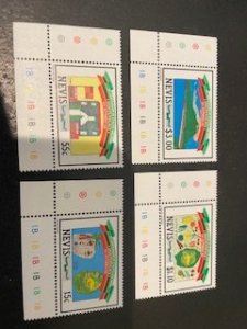 Nevis sc 379-382 MNH comp set