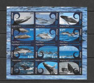 WHALES - AITUTAKI #593  MNH