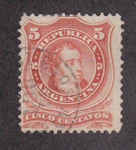 Argentina Scott #18 Used