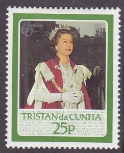 Tristan Da Cunha 431 Queen Elizabeth II 1988