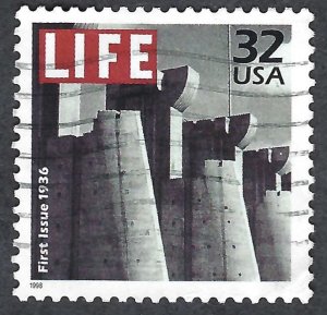 United States #3185c 32¢ Celebrate the Cent. 30s - LIFE Magazine. Used.