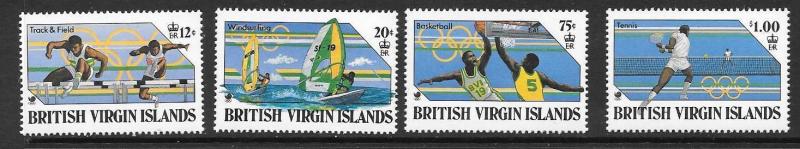 BRITISH VIRGIN ISLANDS SG679/82 1988 OLYMPIC GAMES MNH 