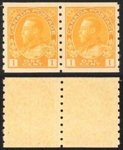 Canada SG256 1c Yellow Die 1 Very Fine U/M (MNH) Unitrade Cat 37.50