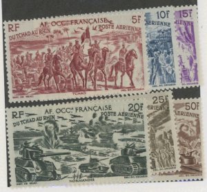 French West Africa #C5-C10 Unused Single (Complete Set)