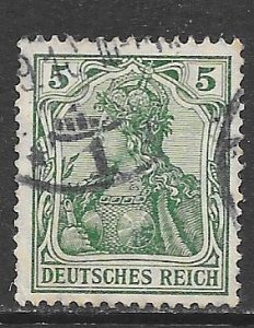 Germany 82: 5pf Germania, used, F-VF