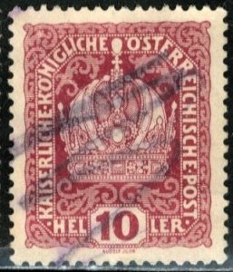 AUSTRIA - SC #148 - USED - 1916 - Austria482DM01