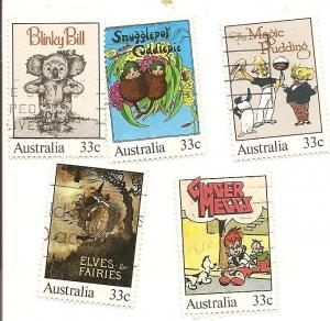 Australia 960a-e used (A)