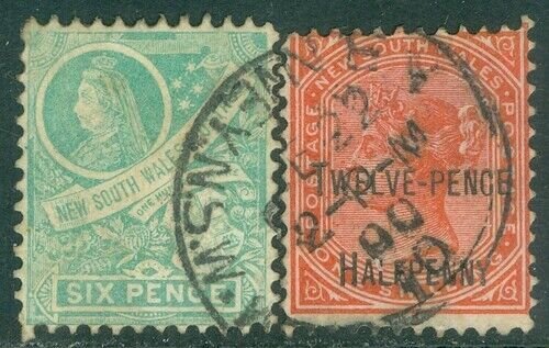 EDW1949SELL : NEW SOUTH WALES : 1891-99. SG #268, 307 Very Fine, Used. Cat £49.